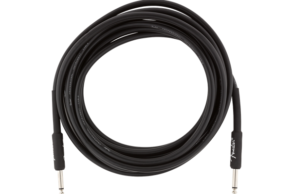 Professional Series Instrument Cable, Straight/Straight, 15', Black