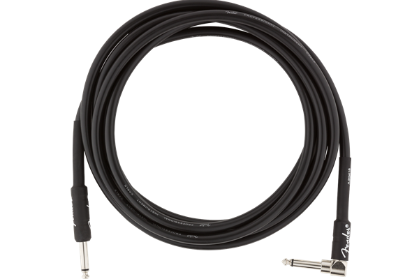 Professional Series Instrument Cable, Straight-Angle, 10', Black