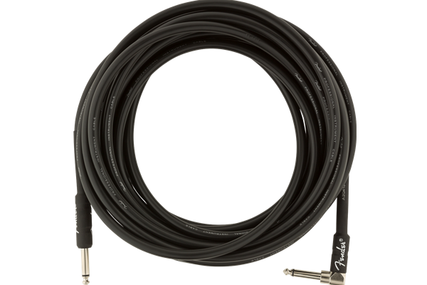 Professional Series Instrument Cables, Straight/Angle, 25', Black