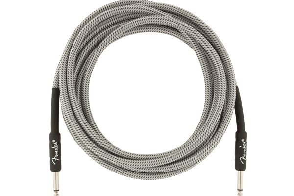 Professional Series Instrument Cable, 15', White Tweed