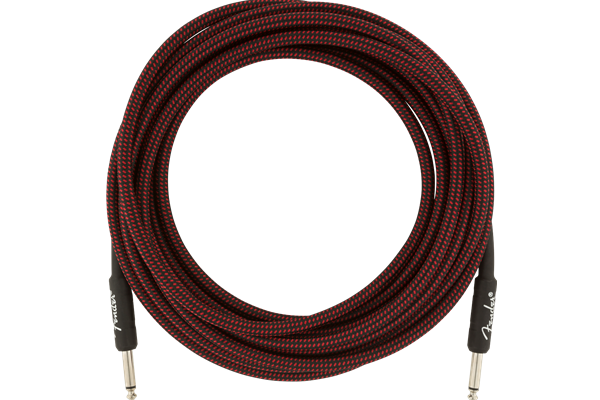 Professional Series Instrument Cable, 18.6', Red Tweed