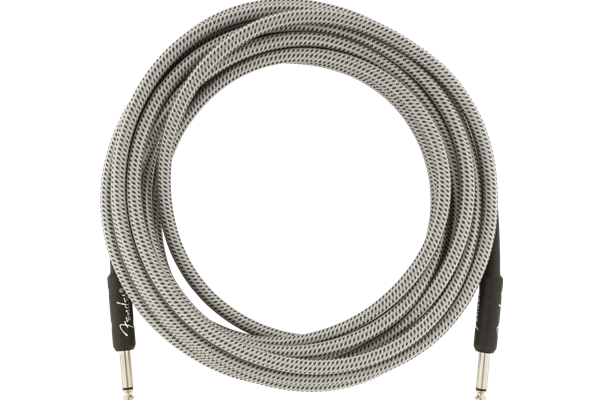 Professional Series Instrument Cable, 18.6', White Tweed