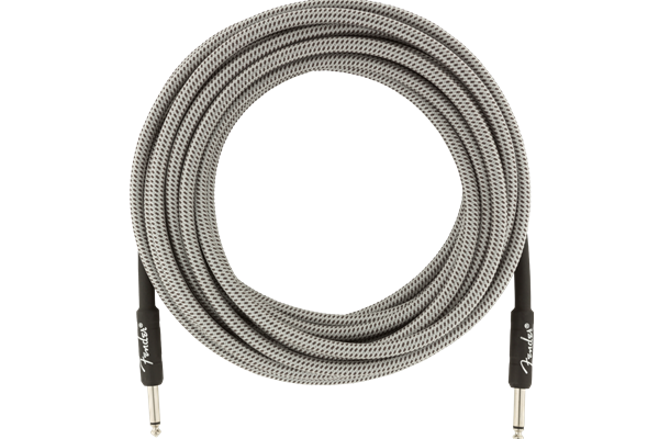 Professional Series Instrument Cable, 25', White Tweed