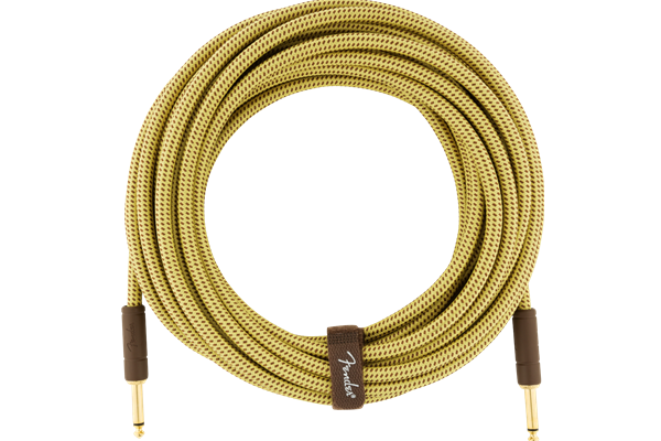 Deluxe Series Instrument Cable, Straight/Straight, 25', Tweed