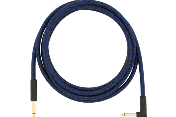 Festival Instrument Cable, Straight/Angle, 10', Pure Hemp, Blue Dream