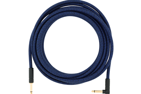 Festival Instrument Cable, Straight/Angle, 18.6', Pure Hemp, Blue Dream