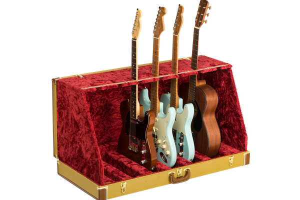 Fender® Classic Series Case Stand - 7 Guitar, Tweed