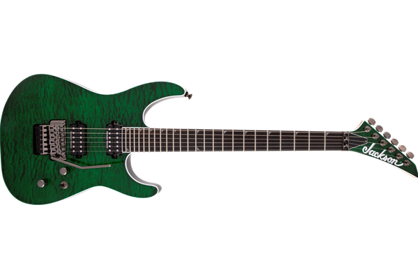 Pro Series Soloist™ SL2Q MAH, Ebony Fingerboard, Transparent Green