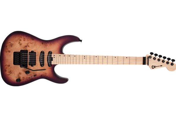 Pro-Mod DK24 HSS FR M Poplar, Maple Fingerboard, Purple Sunset