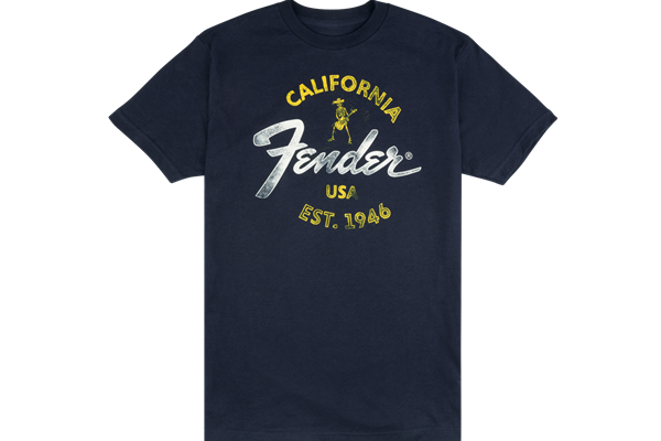 Fender® Baja Blue T-Shirt, Blue, S