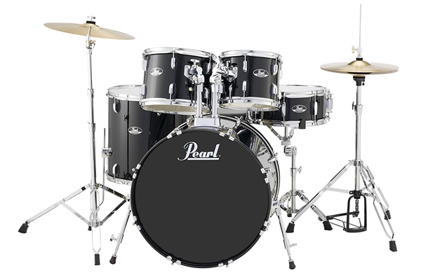 Pearl RS525SCC31 Roadshow Rock 5 Piece Kit, Black