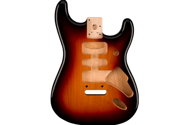 Deluxe Series Stratocaster® HSH, Alder Body, 2-Point Bridge Mount, 3-Color Sunburst