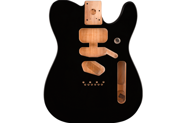 Deluxe Series Telecaster® SSH Alder Body Modern Bridge Mount, Black