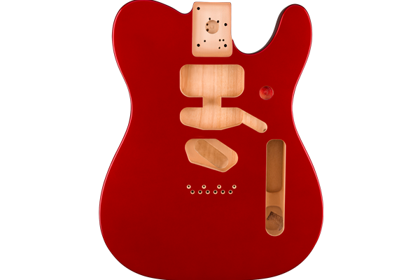 Deluxe Series Telecaster® SSH Alder Body Modern Bridge Mount, Candy Apple Red