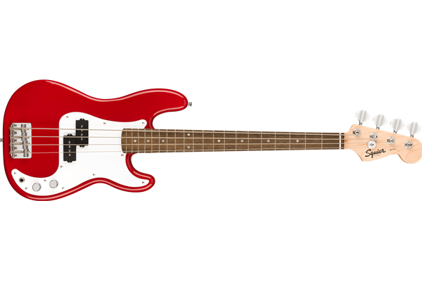 Mini Precision Bass®, Laurel Fingerboard, White Pickguard, Dakota Red