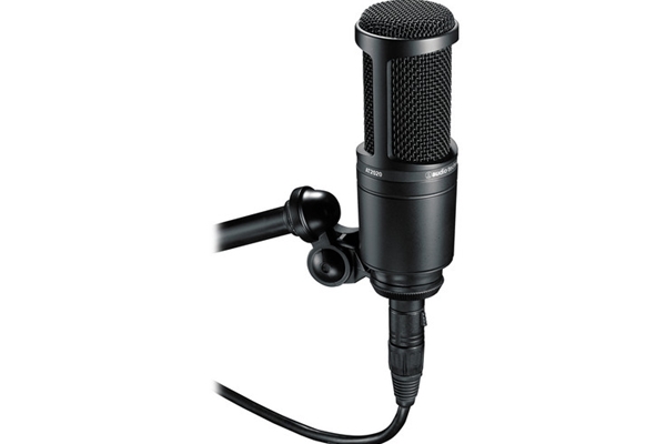 Side-address cardioid condenser microphone