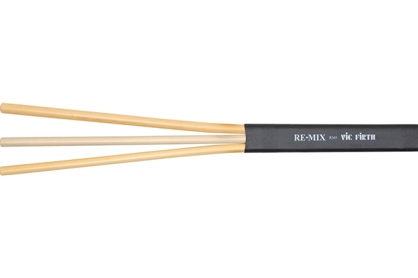 Vic Firth RE·MIX Brushes, Rattan/Birch