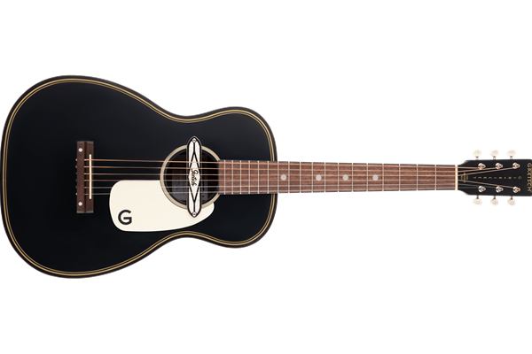 G9520E Gin Rickey Acoustic/Electric with Soundhole Pickup, Walnut Fingerboard, Smokestack Black