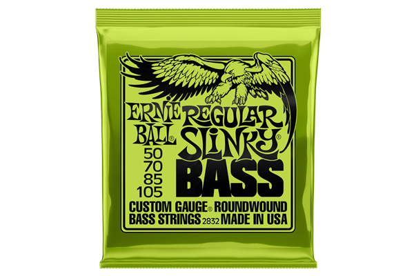 Ernie Ball  Regular Slinky Roundwound Bass Strings, 50-105