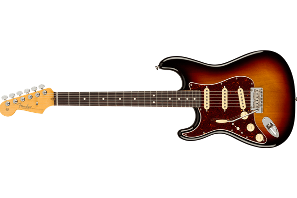 American Professional II Stratocaster® Left-Hand, Rosewood Fingerboard, 3-Color Sunburst
