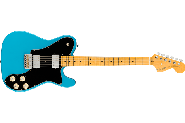 American Professional II Telecaster® Deluxe, Maple Fingerboard, Miami Blue