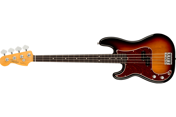 American Professional II Precision Bass® Left-Hand, Rosewood Fingerboard, 3-Color Sunburst