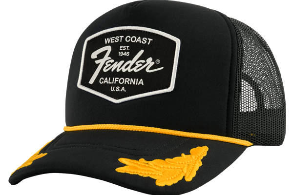 Fender® Scrambled Eggs Hat, Black