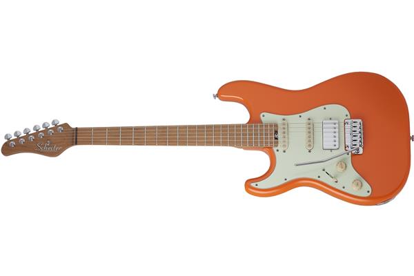 Schecter Nick Johnston Traditional H/S/S Left-Handed Electric Guitar, Atomic Orange