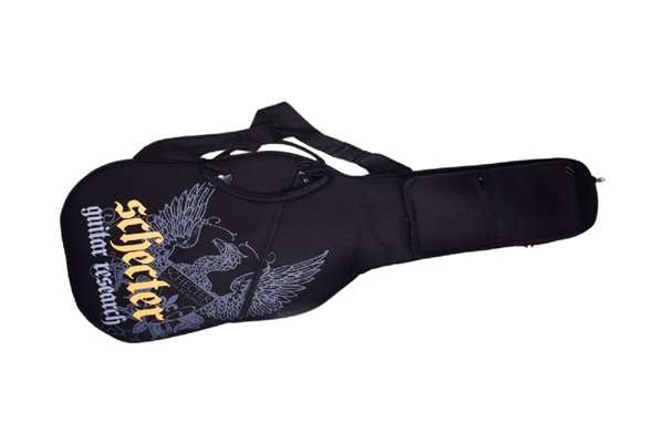 Guitar Gig Bag Black With Blue Interior