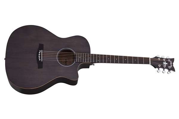 Deluxe Acoustic Satin See Through Black