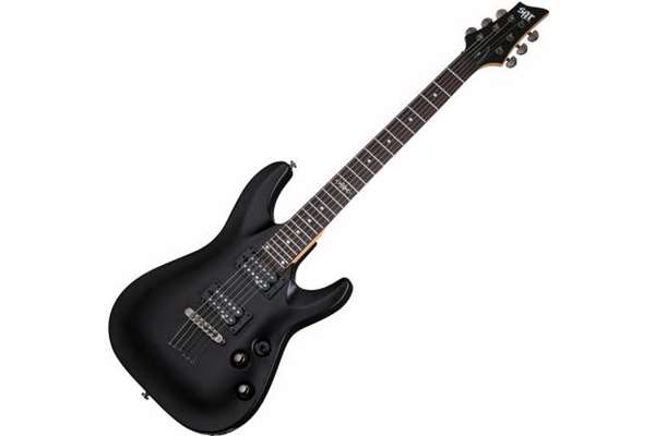 C-1 Sgr By Schecter Gloss Black w/ Gig Bag