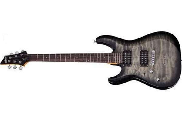 Left Hand C-6 Plus Solid-Body Electric Guitar, Charcoal Burst