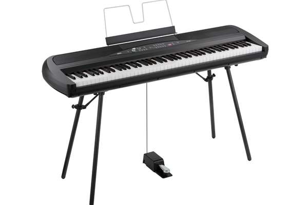 Korg Sp280 lightweight 88-key NH action digital piano. Inc Speakers, Stand, and Pedal