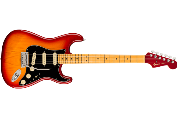 American Ultra Luxe Stratocaster®, Maple Fingerboard, Plasma Red Burst