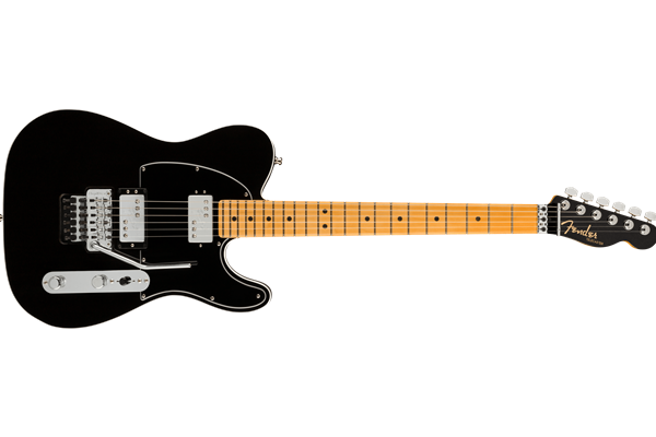 American Ultra Luxe Telecaster® Floyd Rose® HH, Maple Fingerboard, Mystic Black