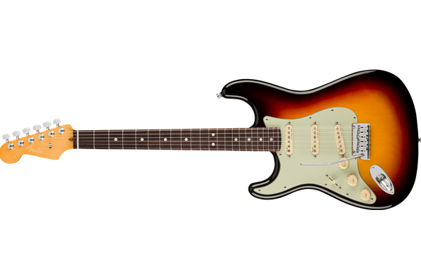American Ultra Stratocaster® Left-Hand, Rosewood Fingerboard, Ultraburst