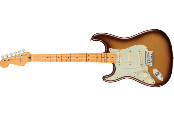 American Ultra Stratocaster® Left-Hand, Maple Fingerboard, Mocha Burst