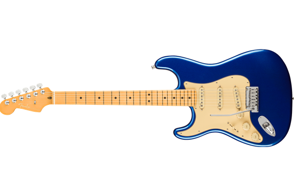 American Ultra Stratocaster® Left-Hand, Maple Fingerboard, Cobra Blue