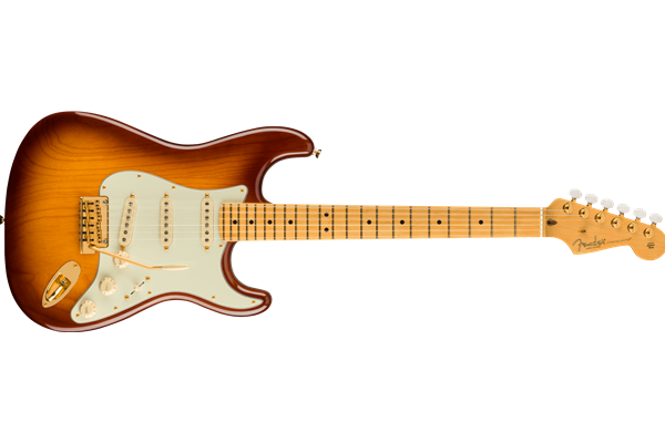 75th Anniversary Commemorative Stratocaster®, Maple Fingerboard, 2-Color Bourbon Burst