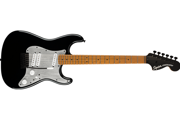 Contemporary Stratocaster® Special, Roasted Maple Fingerboard, Silver Anodized Pickguard, Black