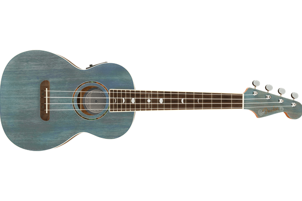 Dani Harrison Uke, Walnut Fingerboard, Turquoise
