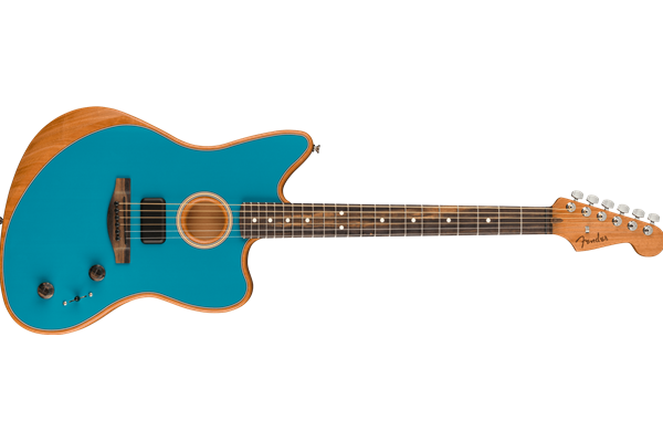 American Acoustasonic® Jazzmaster®, Ocean Turquoise, Ebony Fingerboard