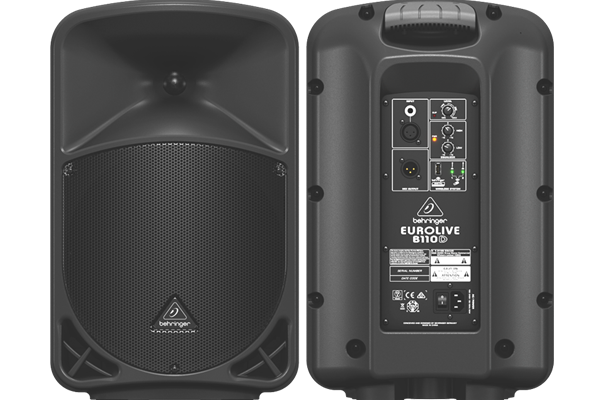 Active 300-Watt 2-Way 10" PA Speaker System with Wireless Option