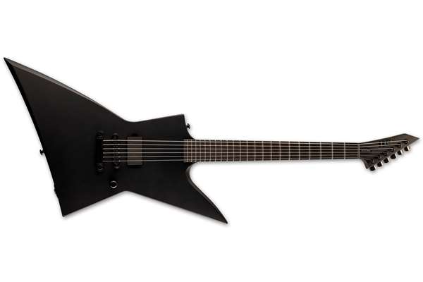 LTD EX Black Metal, Satin Black w/ EMG Pickup