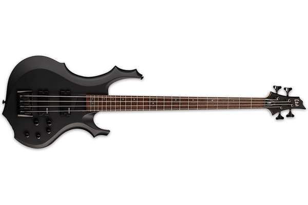 LTD F-204 Electric Bass, Black Satin