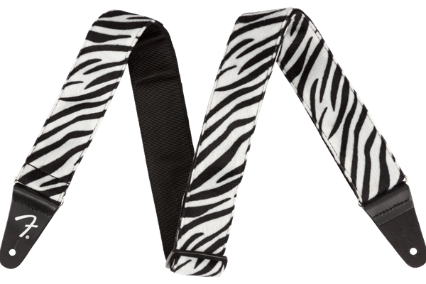 Wild Animal Print Strap, Zebra, 2"