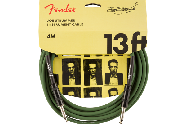 Joe Strummer Pro 13' Instrument Cable, Drab Green