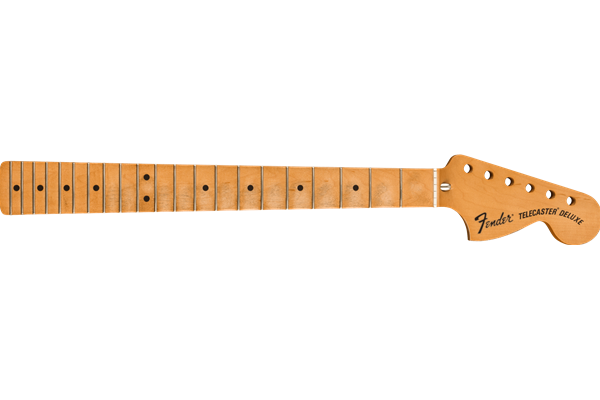 Road Worn® '70's Telecaster® Deluxe Neck, 21 Medium Jumbo Frets, Maple, "C" Shape