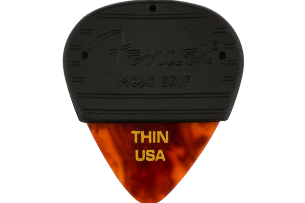 Mojo Grip Picks, Celluloid, Thin, 3-Pack, Tortoiseshell