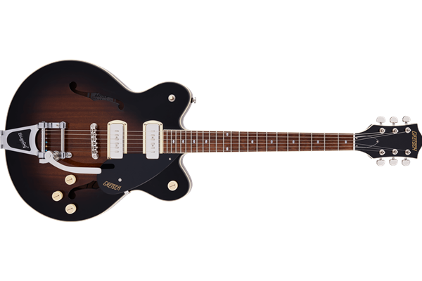 G2622T-P90 Streamliner™ Center Block Double-Cut P90 with Bigsby®, Laurel Fingerboard, Brownstone